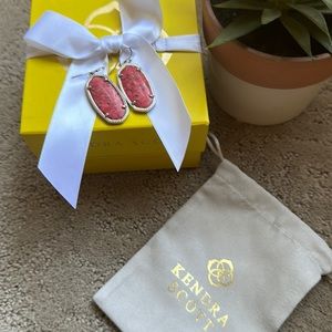 Kendra Scott Lee silver drop earrings